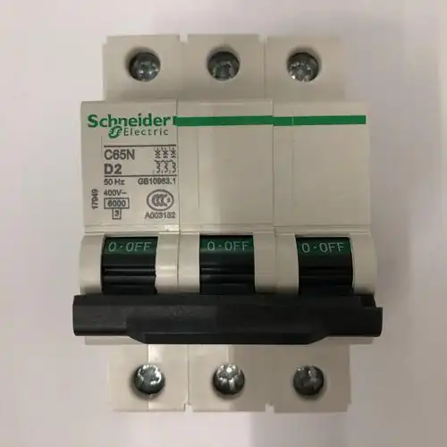 原装正品c65n 3p d2施耐德动力型小型断路器