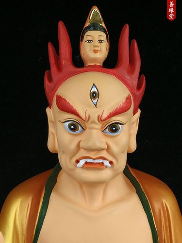 树脂佛像面然大士鬼王菩萨神像寺院家居供奉镇摆件