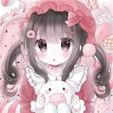 甜美少女可爱萌头像动漫