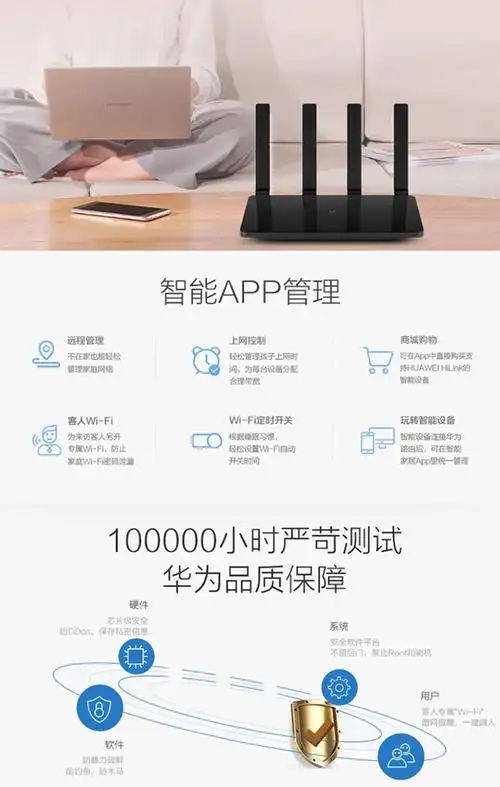 华为ws6500 1200m真双频无线路由器批发