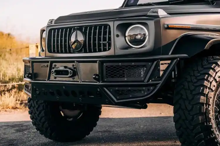 最man的奔驰大g改装,黑武士越野皮卡