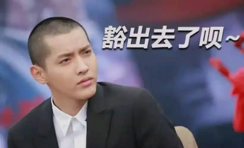 吴亦凡的光头造型大概是最"变化多端"的了,因为拍摄《西游》剃了光头