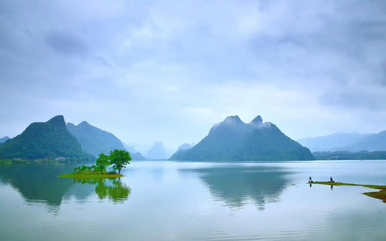 桂林山水风光唯美高清桌面壁纸