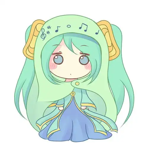 lol英雄联盟q版琴女娑娜