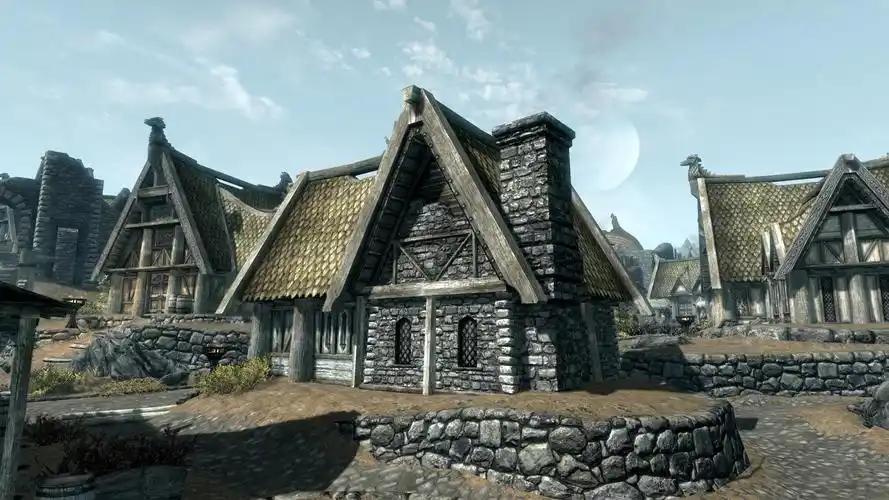 《上古卷轴5:天际》超精简风宅与地下室