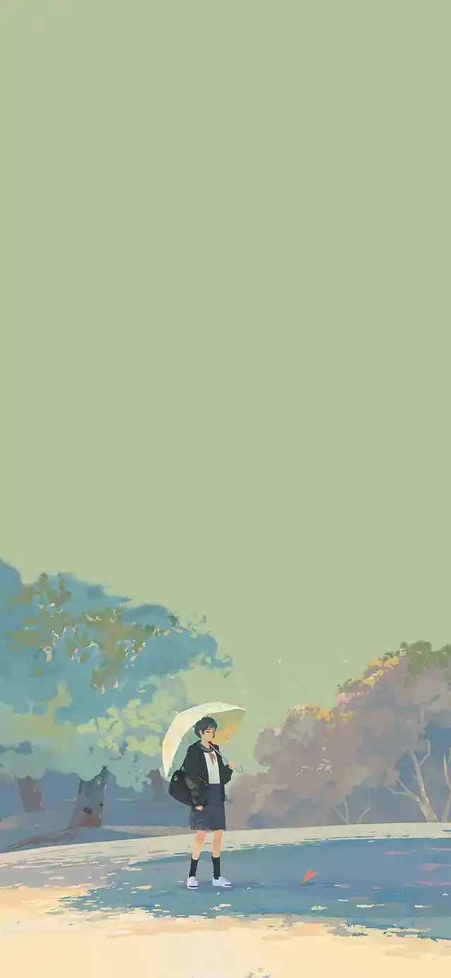 清新唯美插画壁纸,宫崎骏的治愈动漫世界