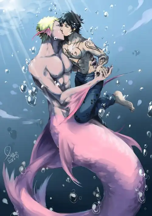 是大美人鱼 画的时候脑子里bg.