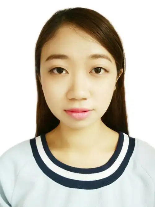 能否帮我把一张照片p成白底照,稍微美化一下,用来做简历的!非常感