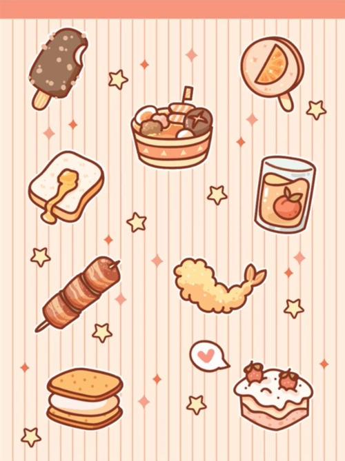 有着各不相同的特性和质感,当你随着小馋老师学习完这些q版美食的时候