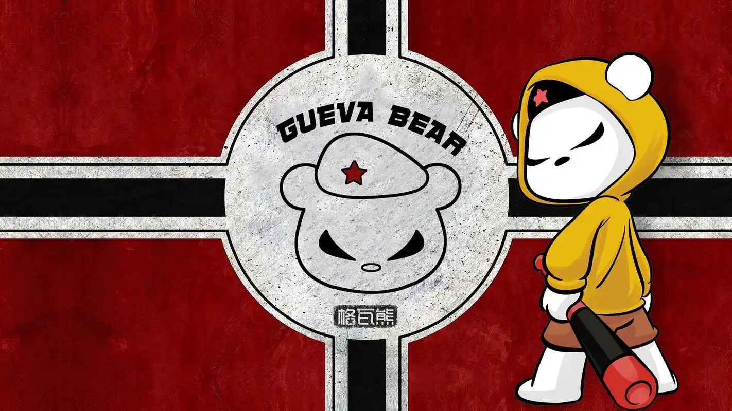 格瓦熊复古潮牌超清笔记本电脑桌面壁纸,分辨率为1920x1080