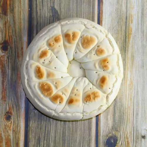 虎钢馋西北甘肃平凉小锅盔手工馍馍烧饼白饼子特产特色小吃锅奎 原味