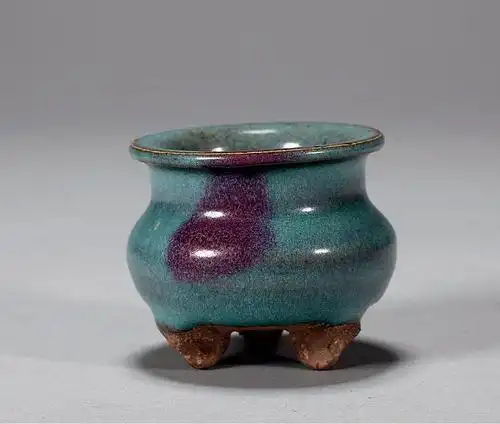 元 钧窑三足香炉