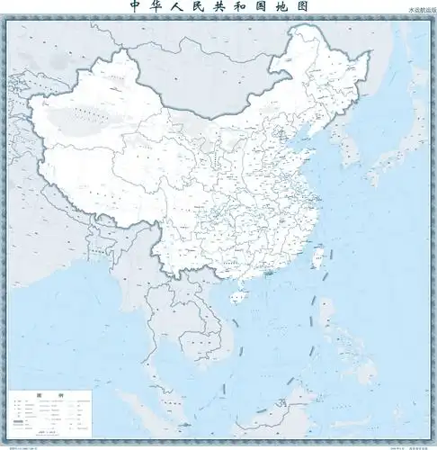 中国地图高清版大图(2500万像素)