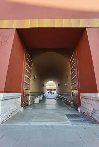 午门的正中门洞
