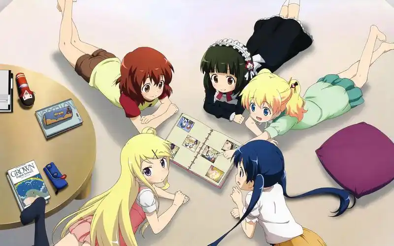 动漫《黄金拼图》可爱卡通高清桌面壁纸