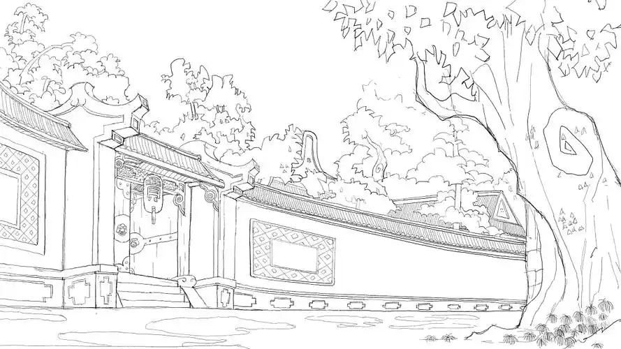 在校场景速写线稿|插画|创作习作|无眠兽 - 原创作品 - 站酷 (zcool)