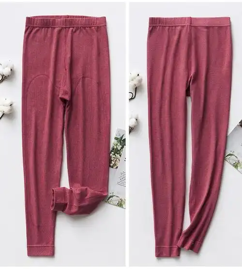 奉孝中老年秋裤女纯棉老人线裤宽松高腰毛裤内穿老太太打底裤女士大码