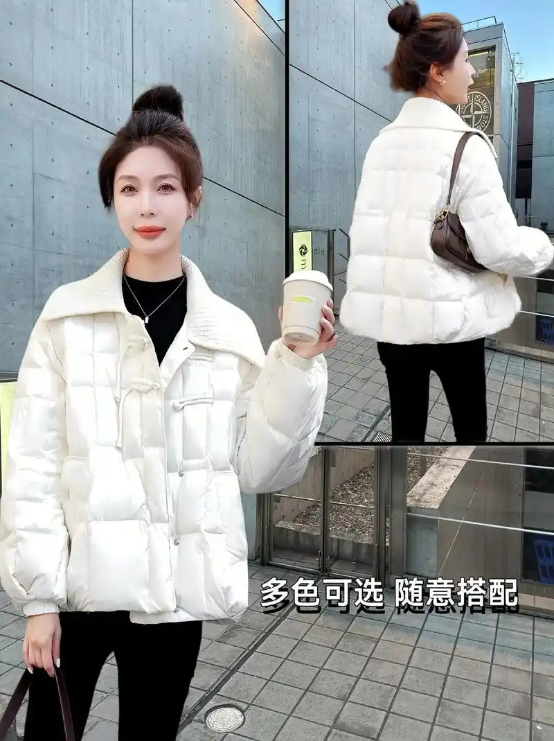 新款针织大翻领外套