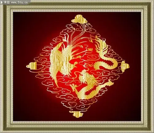 44张传统龙凤图片素材打包下载