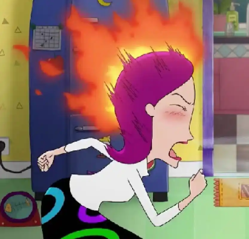 图图妈 头上冒火的张小丽,翻斗花园的暗夜猎手