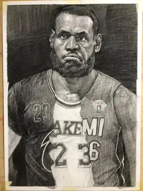 单手画詹姆斯的男人