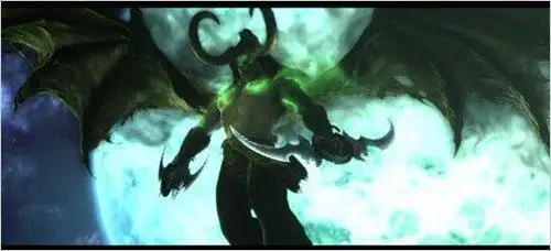 我就喜欢上了恶魔猎手魔兽争霸里翻译的是尤迪安怒风这个英雄