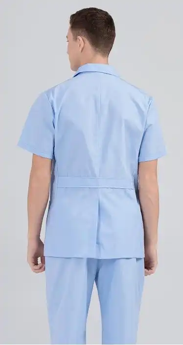 男护士服套装背面