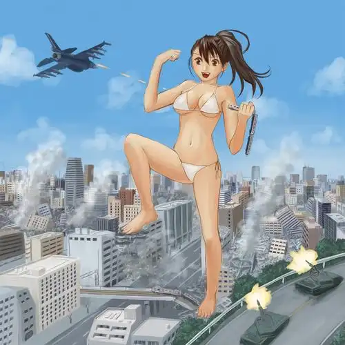 巨人妹子洞吸天下二次元巨人萌妹精美图集欣赏