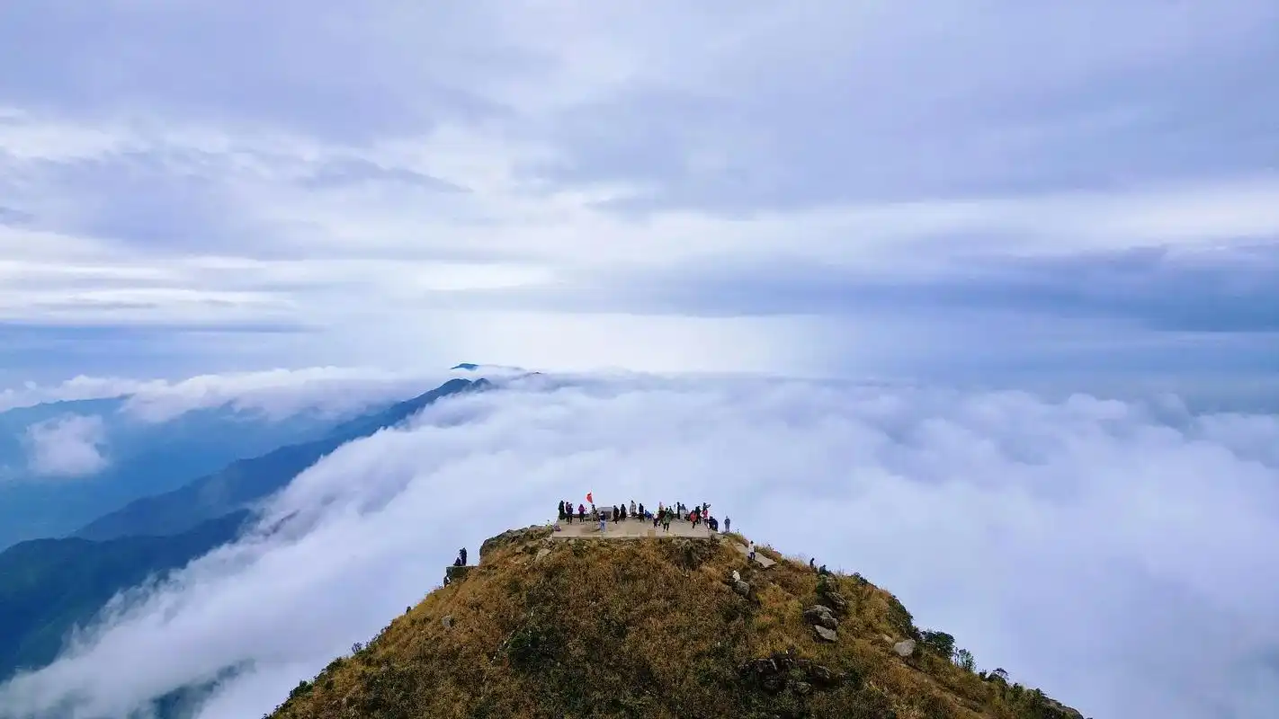 海丰莲花山飞瓦古寺航拍