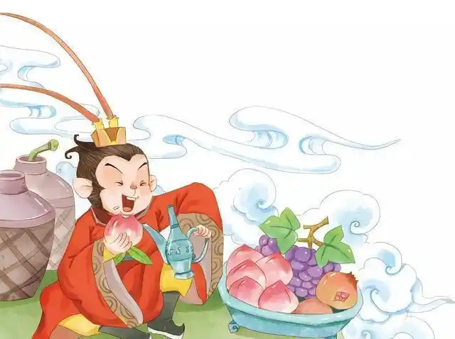 西游记中,孙悟空根本没有偷吃蟠桃,他吃进嘴里的蟠桃都是假的|蟠桃园