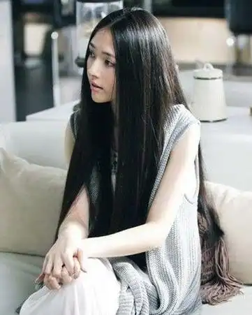 15款长脸美女唯美长直发,修颜离子烫直发造型!