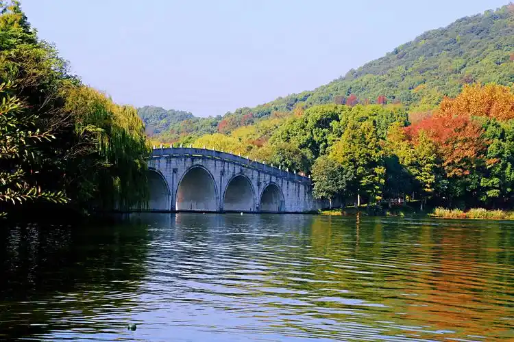 杭州湘湖的秋天