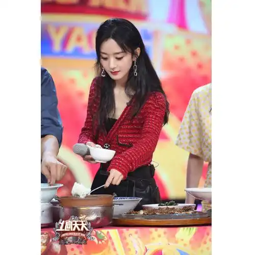 天天向上明星赵丽颖同款开衫外套女针织衫秋季新款毛衣小香风上衣