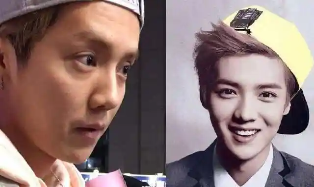 作为时下当红小鲜肉的鹿晗,在街头被拍,卸妆后一脸憔悴