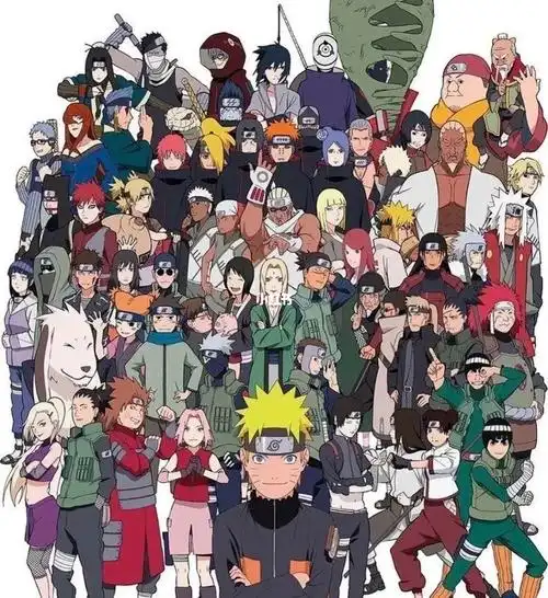 忍者全家福,眼尖的伙伴有没有看出来少了谁?