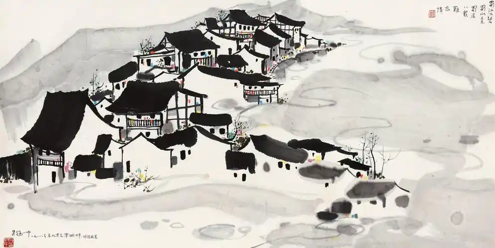 原创画家吴冠中:画风清新,水墨韵味