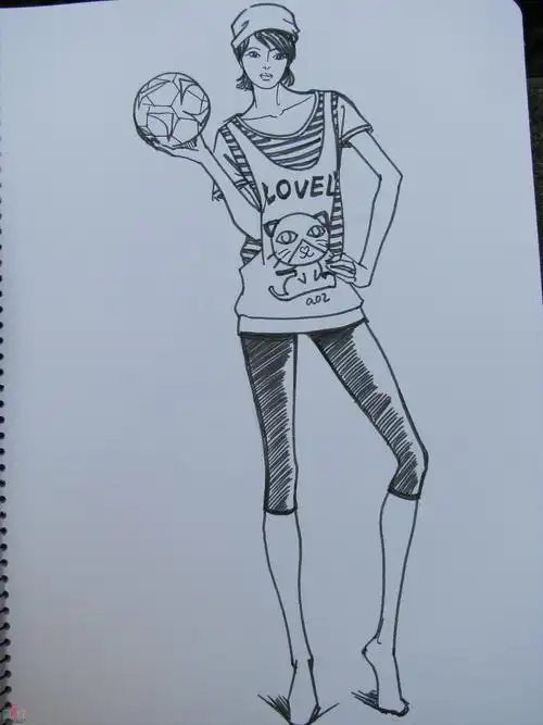 论坛 69 服装应用 69 服装画/服装设计手稿 69 寒暑假画的人物