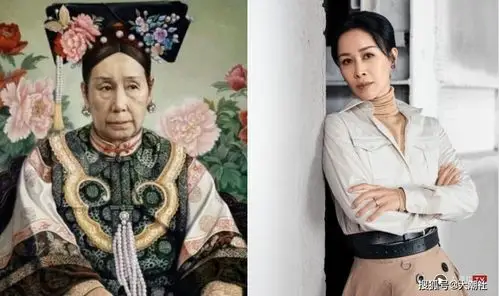 原创那英跟慈禧太后同族首穿清朝装散发皇族气息超霸气