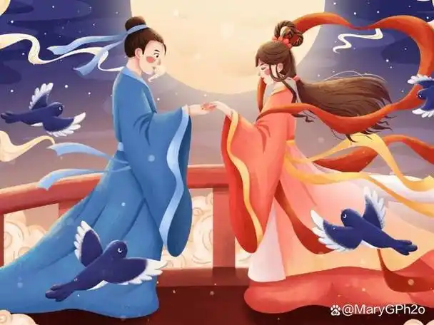 当你看到了银河两岸的牵牛星和织女星,你会不会想起他们的美丽传说?