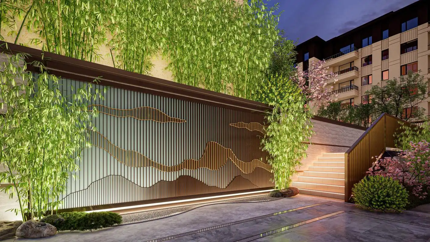 新中式小区景观设计