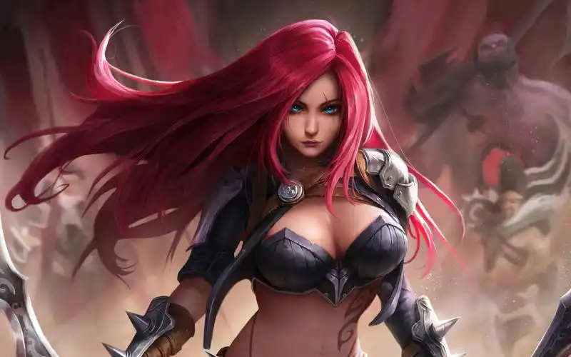 【英雄联盟/卡特琳娜/高燃踩点/五杀】卡特琳娜精彩操作集锦(b站人均