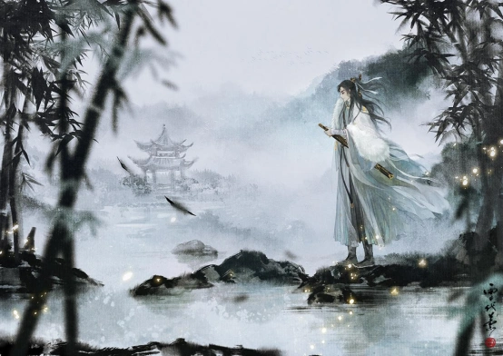 这位大神级别的古风水墨画师喜欢古风的你一定不能错过她的作品