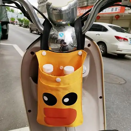 电动车挂物包收纳挂袋电瓶车置物袋前挂包神器电车储物挂兜手机袋