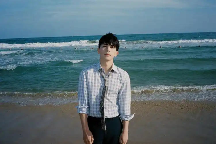 邓伦海岸胶片大片 格子衬衫的帅气伦……__财经头条