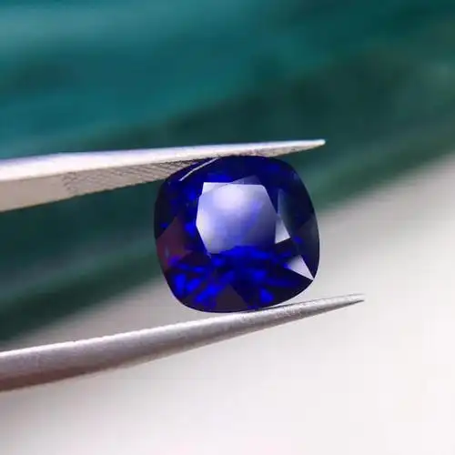 无烧蓝宝石天然无烧蓝宝石裸石镶嵌吊坠大小合适主石532克拉颜色浓郁