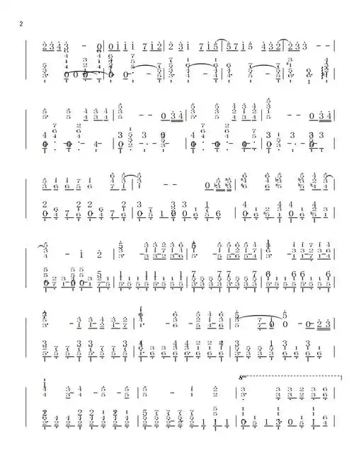 1 2011-01-04 无心快语五线谱变简谱 2