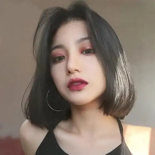 假发女生短发中分刘海蓬松修脸bobo头自然逼真时尚帅气全头套优惠券