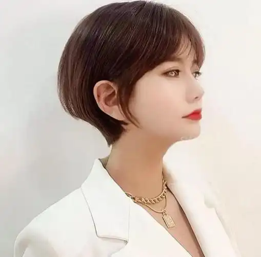 圆脸发型女2021新款图片短发,为圆脸女生总结了十款潮短发,减龄瘦脸
