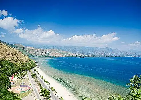 海滩,靠近,帝力,东帝汶