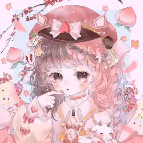 可可爱爱的动漫女生头像